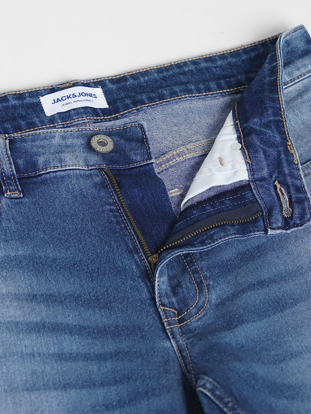 Light Blue Low Rise Skinny Fit Jeans