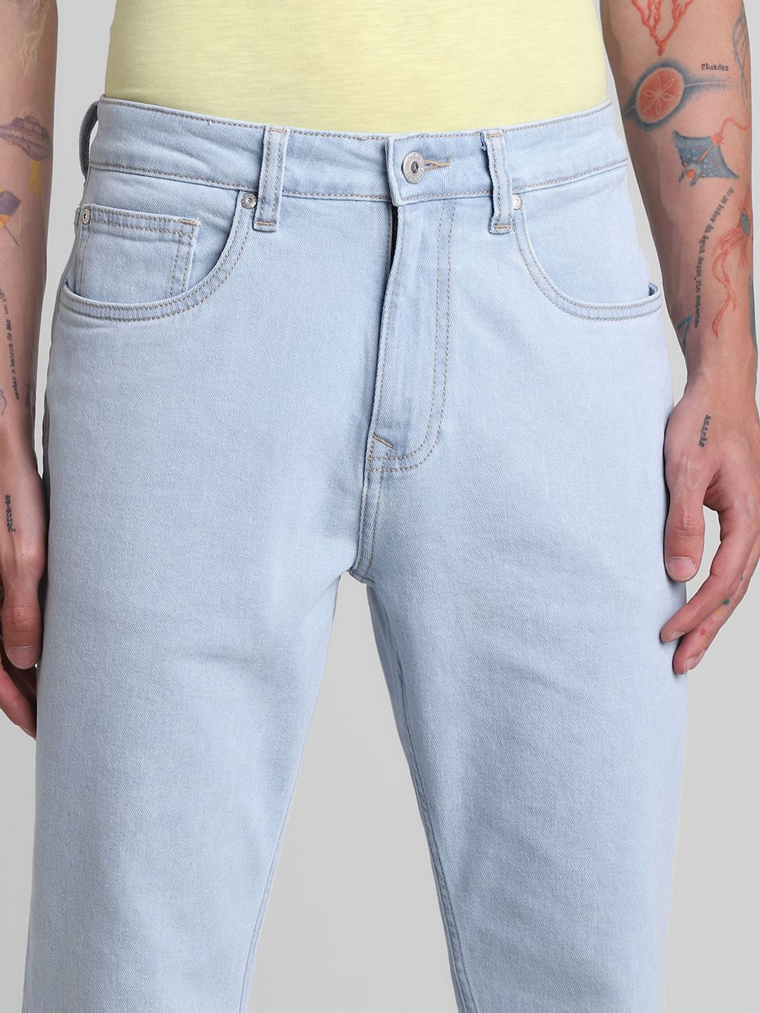 Blue High Rise Ray Bootcut Fit Jeans