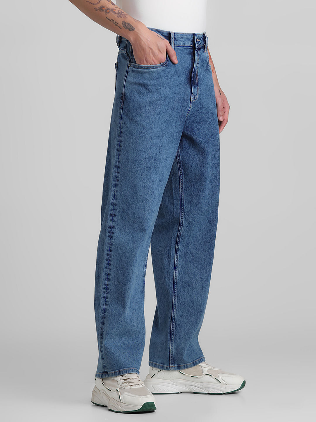 Light Blue High Rise Dario Loose Fit Jeans