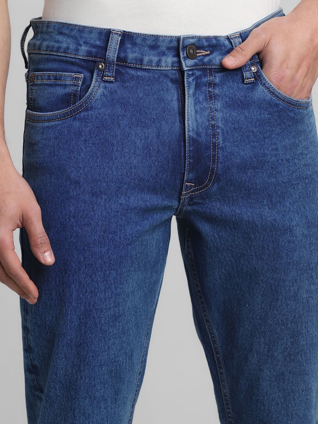 Light Blue Low Rise Glenn Slim Fit Jeans