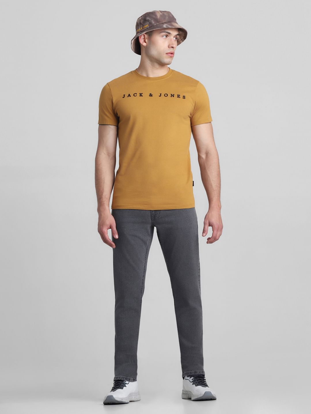 Grey Low Rise Ben Skinny Fit Jeans