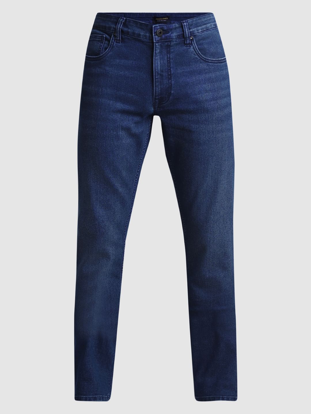 Dark Blue Low Rise Tim Slim Fit Jeans