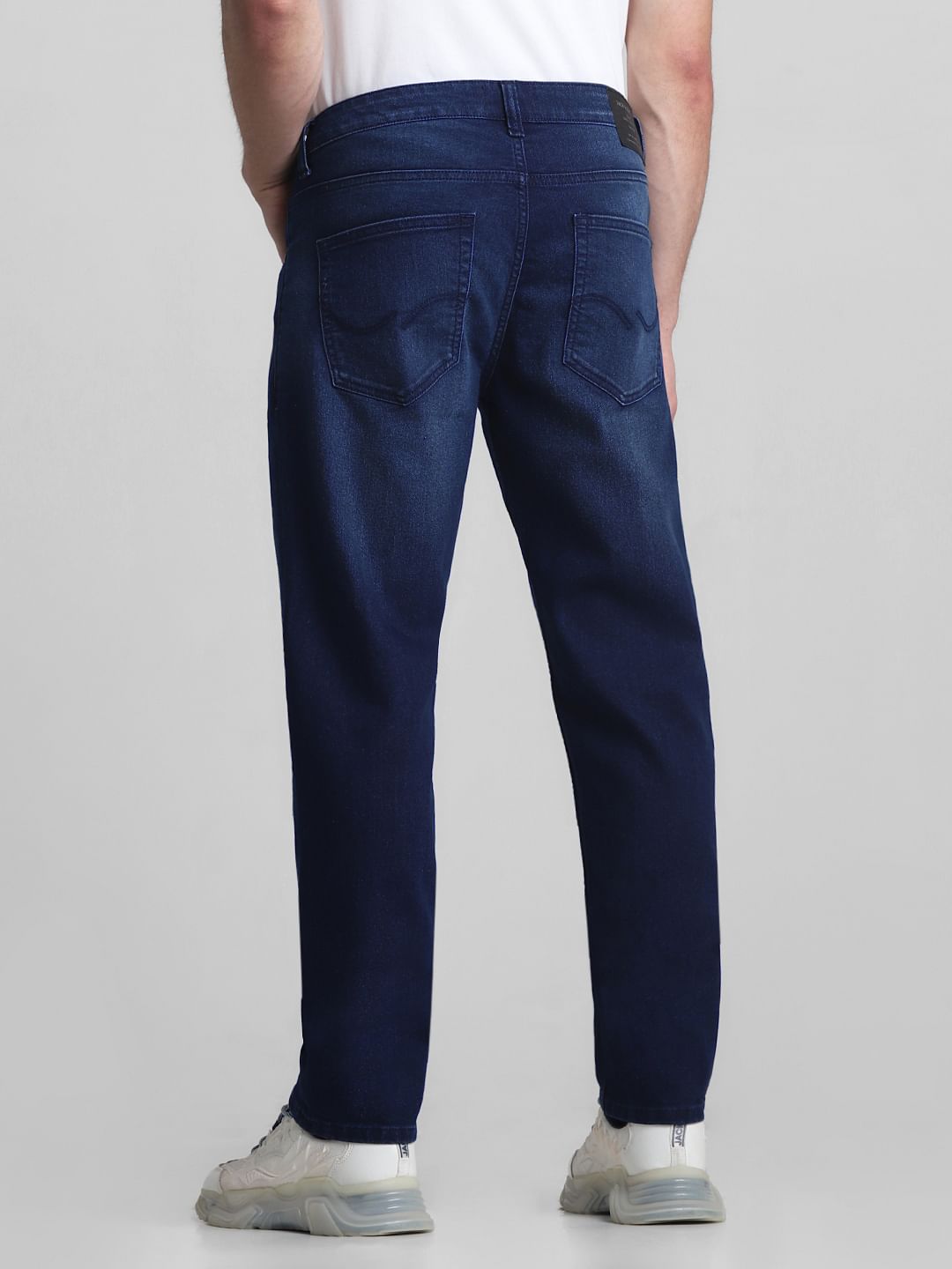 Dark Blue Low Rise Tim Slim Fit Jeans
