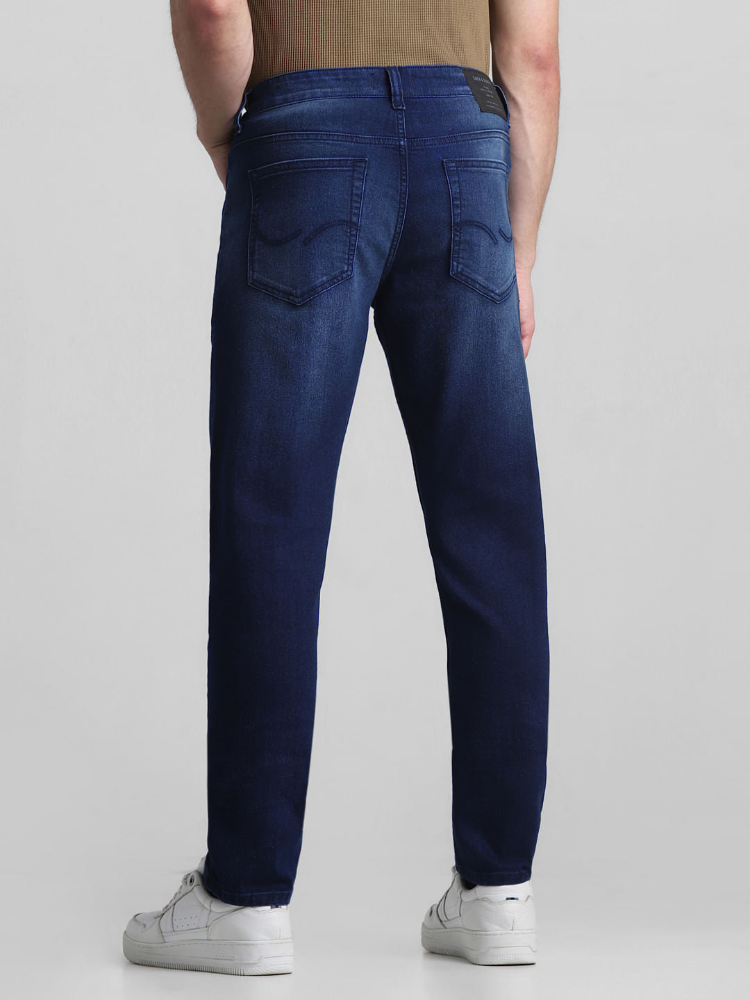 Dark Blue Low Rise Glenn Slim Fit Jeans