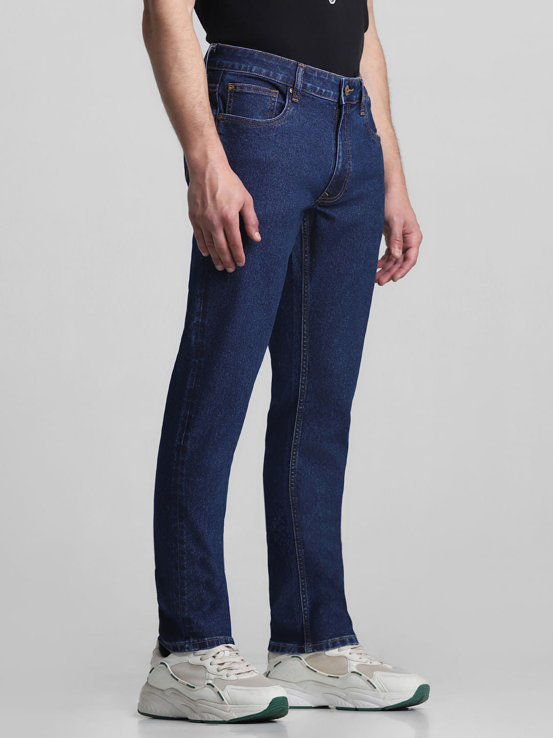 Blue Low Rise Tim Slim Fit Jeans