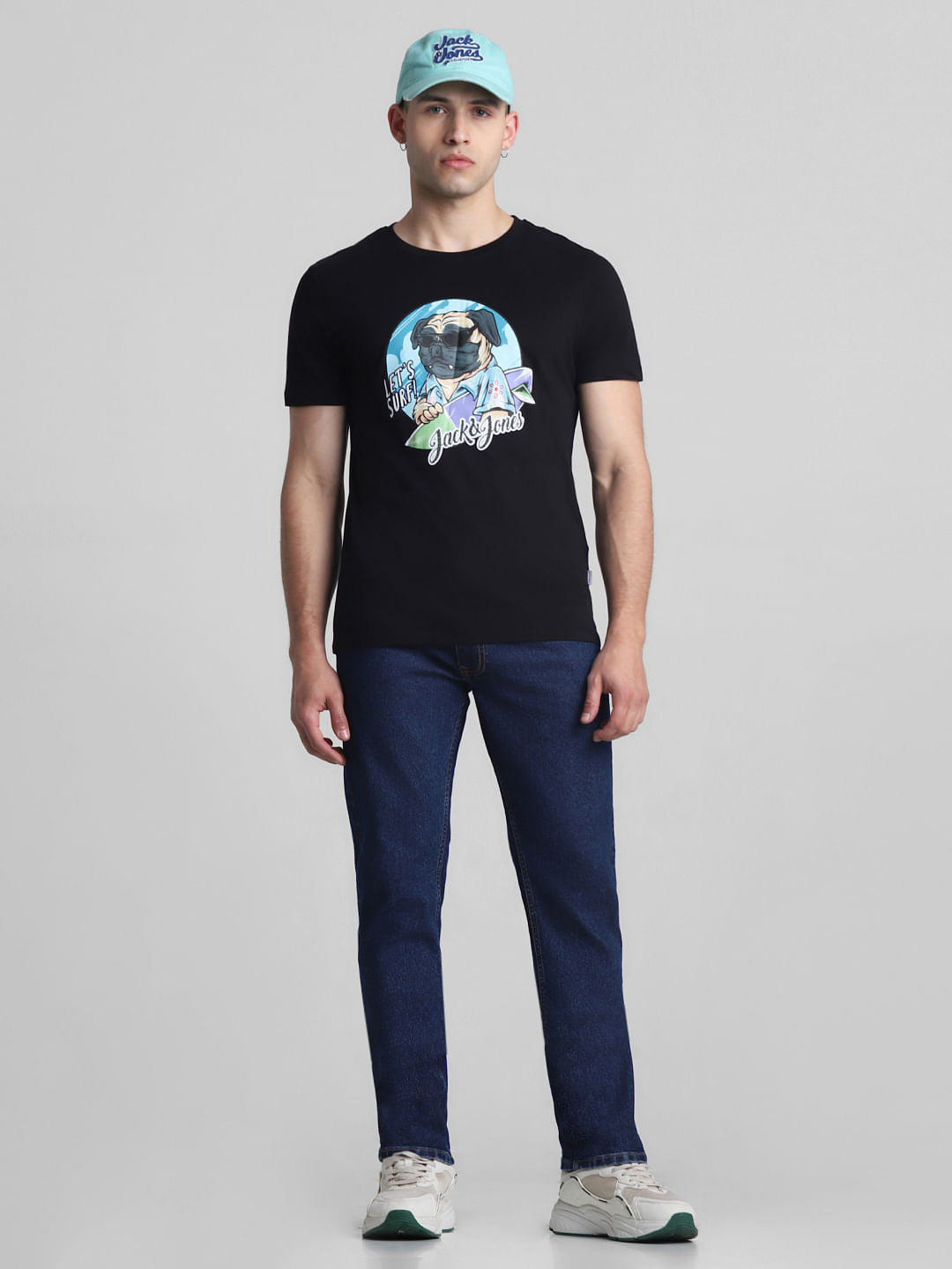 Blue Low Rise Tim Slim Fit Jeans