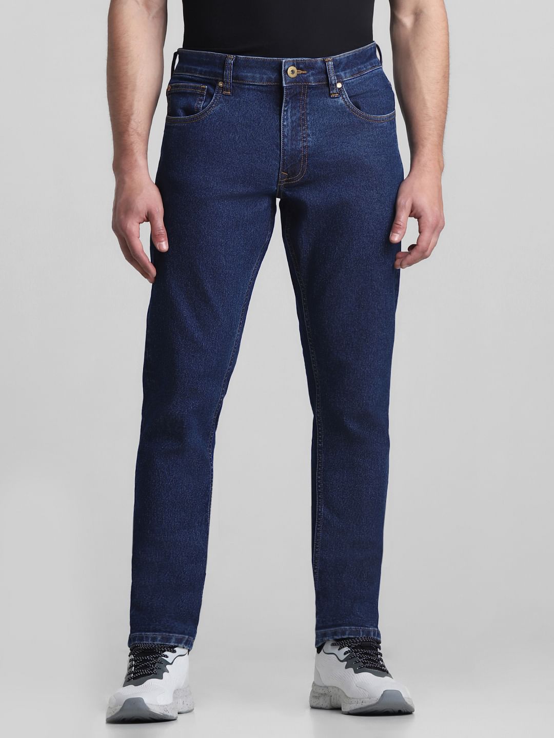 Blue Low Rise Glenn Slim Fit Jeans