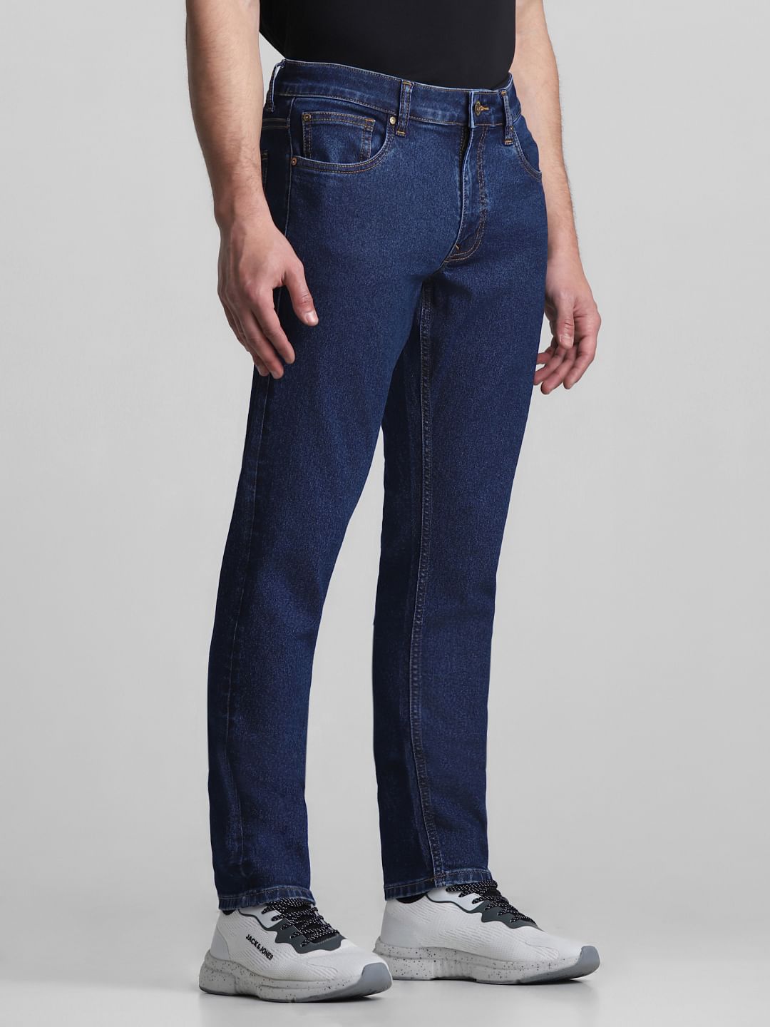 Blue Low Rise Glenn Slim Fit Jeans