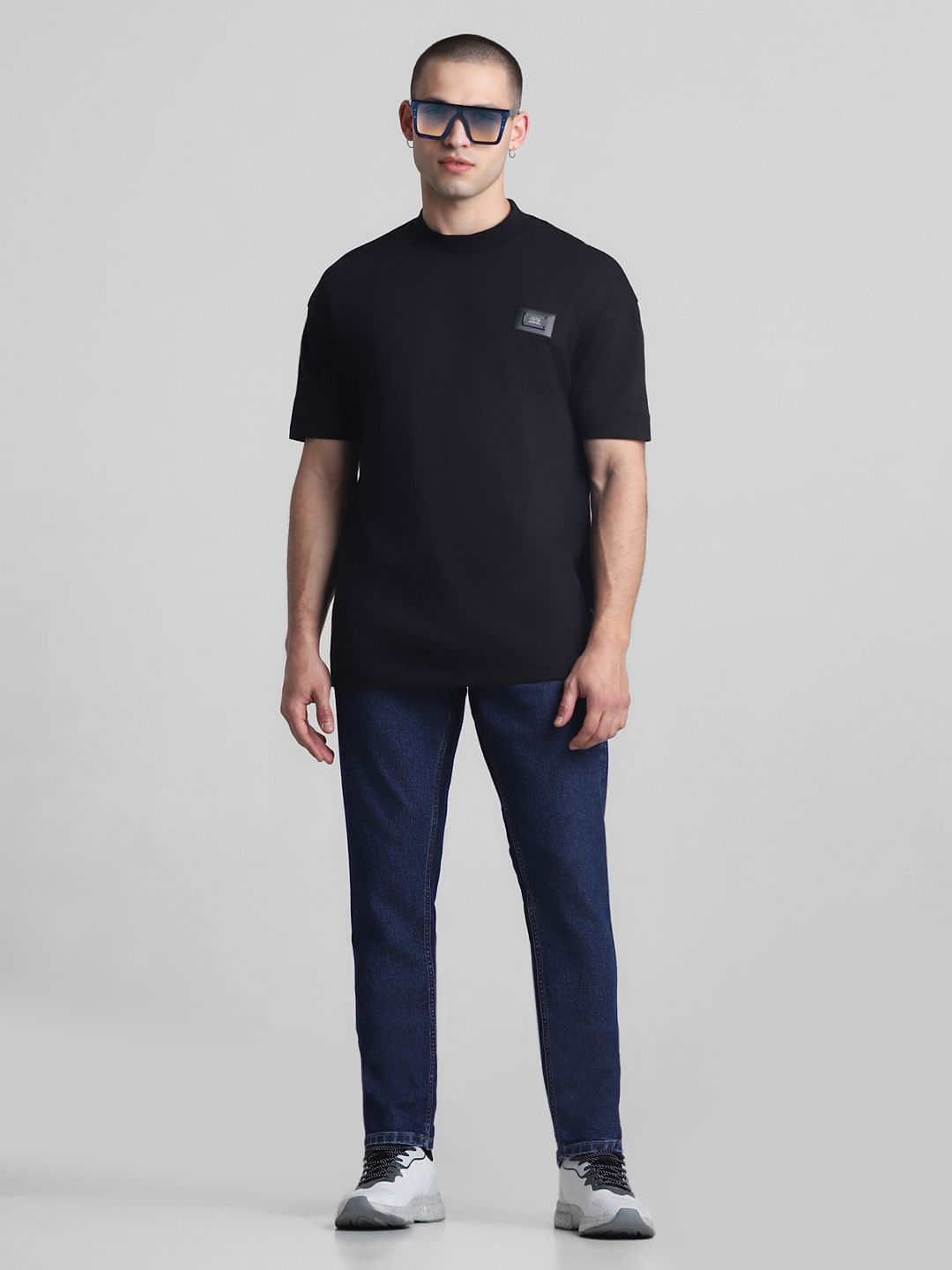 Blue Low Rise Glenn Slim Fit Jeans