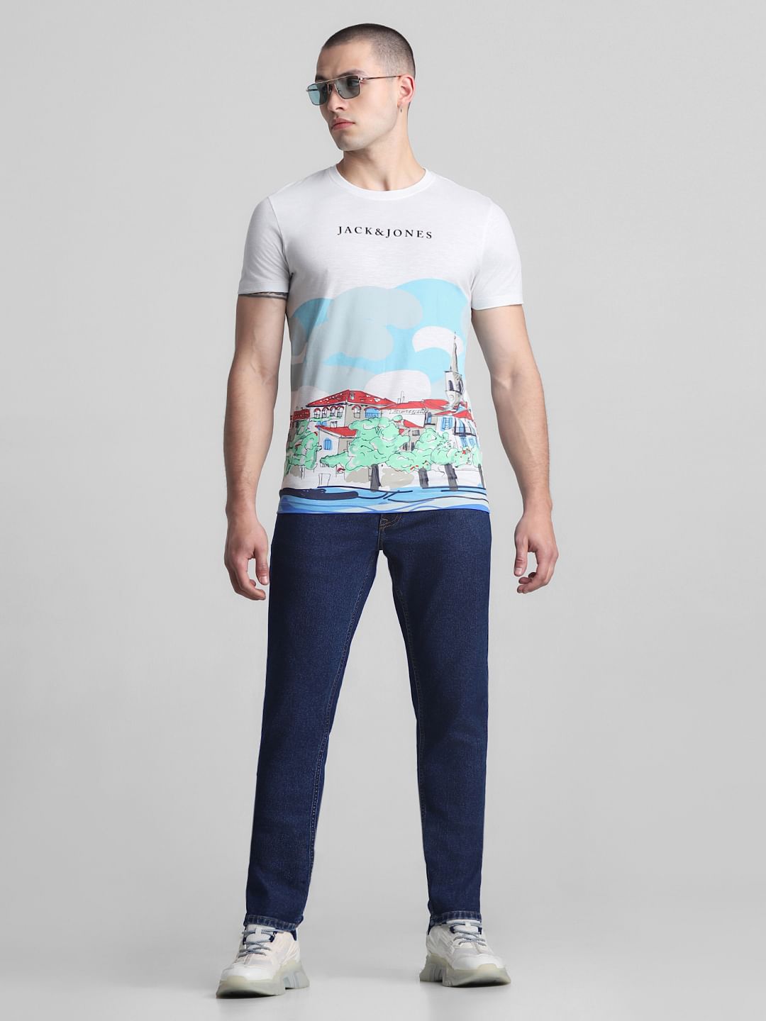 Blue Low Rise Ben Skinny Fit Jeans