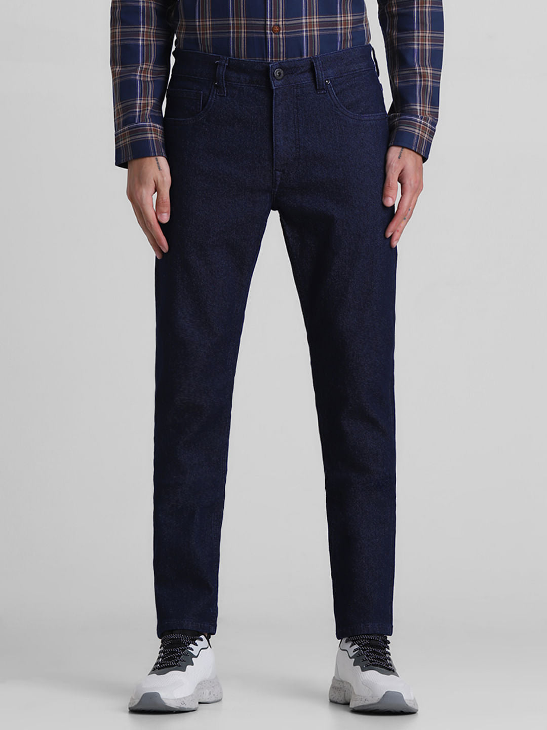 Dark Blue Low Rise Ben Skinny Fit Jeans