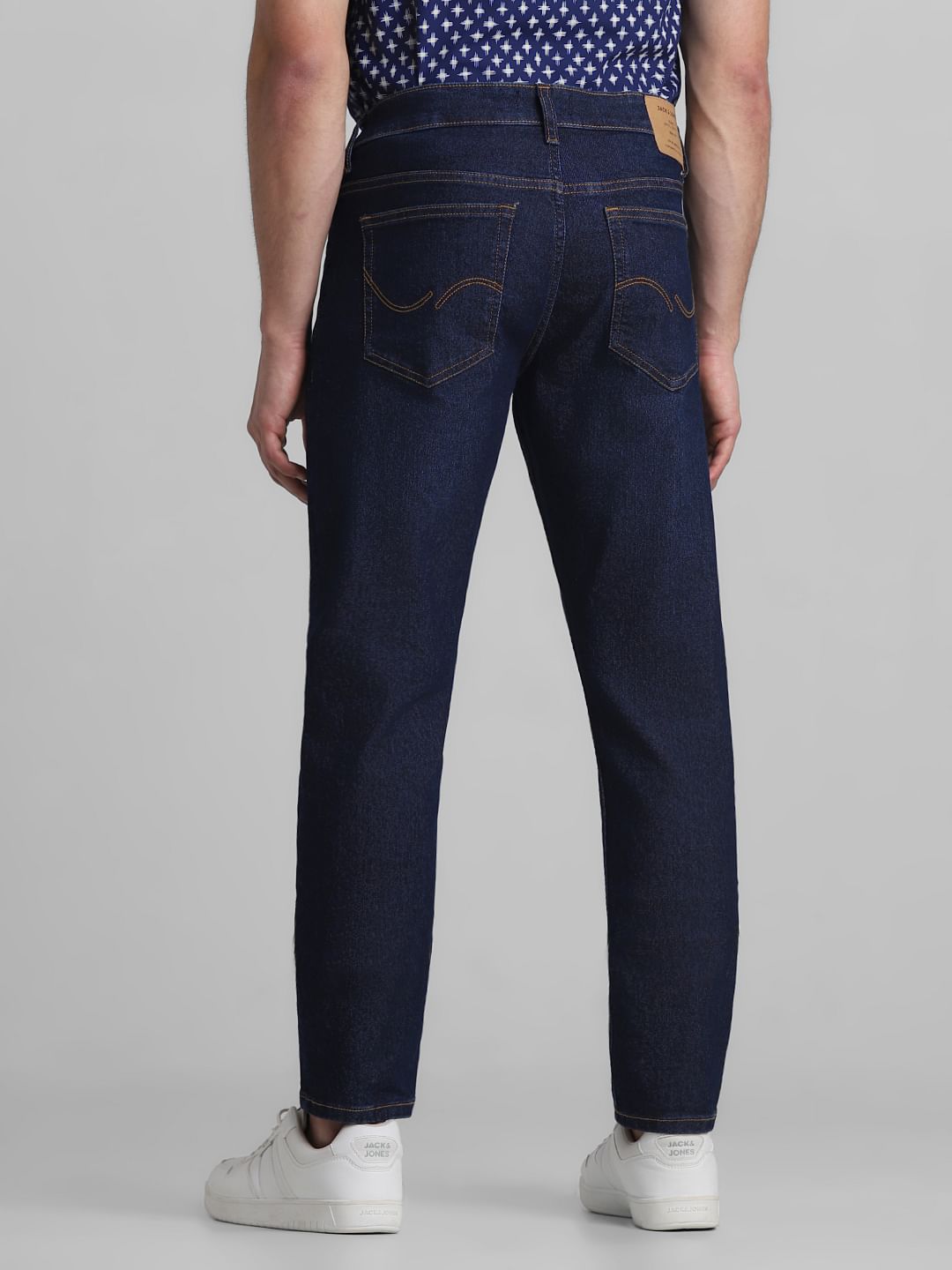 Dark Blue Low Rise Glenn Slim Fit Jeans
