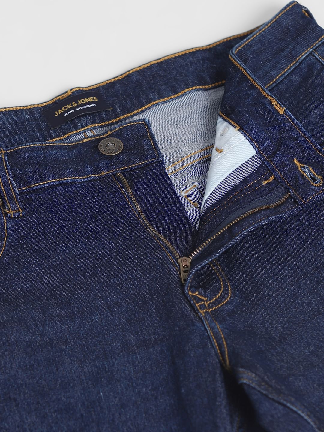 Dark Blue Low Rise Glenn Slim Fit Jeans
