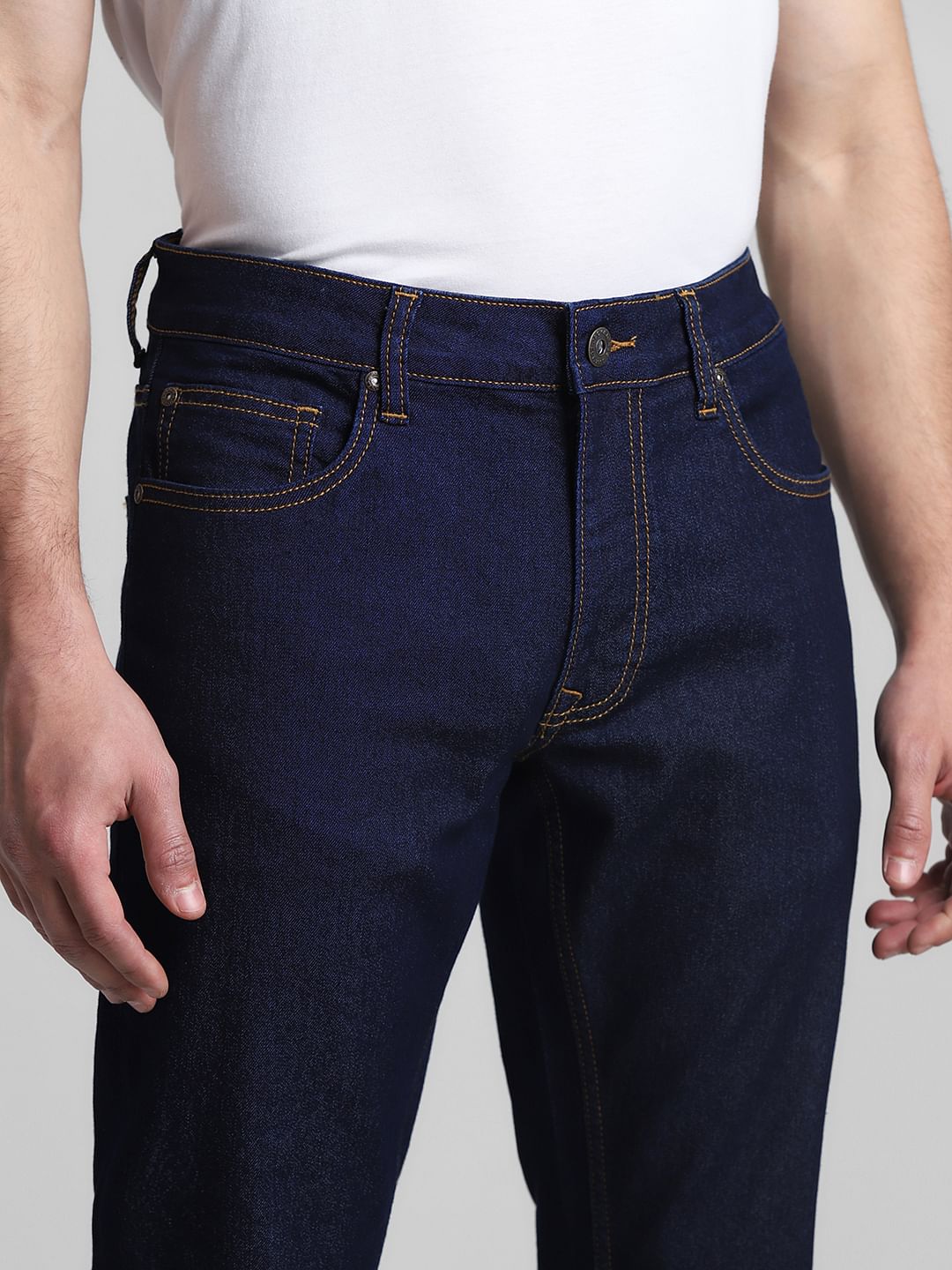 Dark Blue Low Rise Tim Anti Fit Jeans