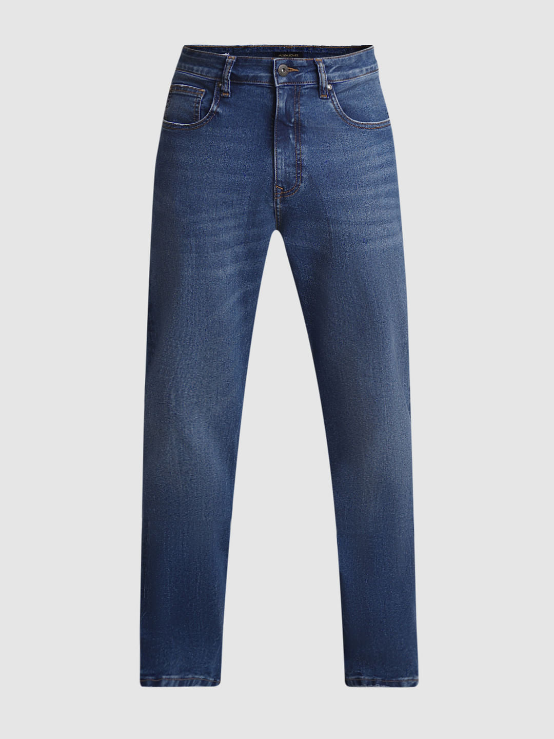 Blue High Rise Washed Ray Bootcut Jeans
