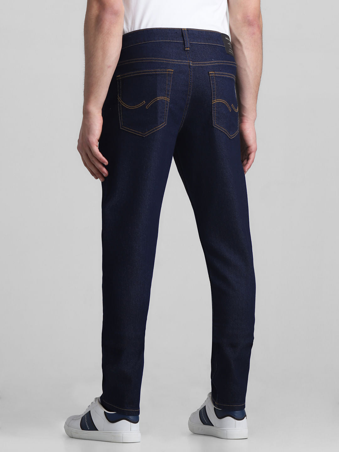 Dark Blue Low Rise Glenn Slim Fit Jeans