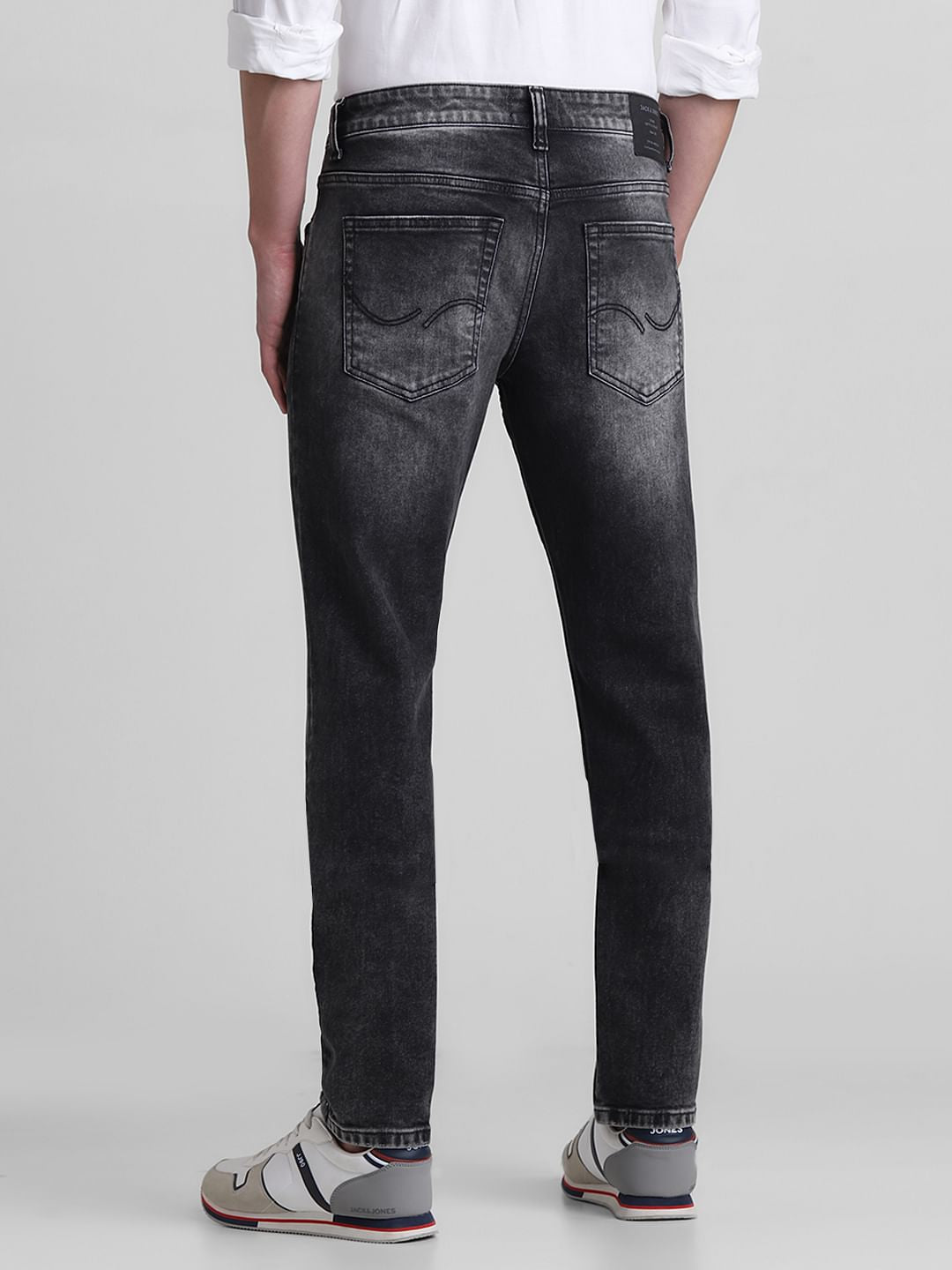Light Grey Low Rise Glenn Slim Fit Jeans