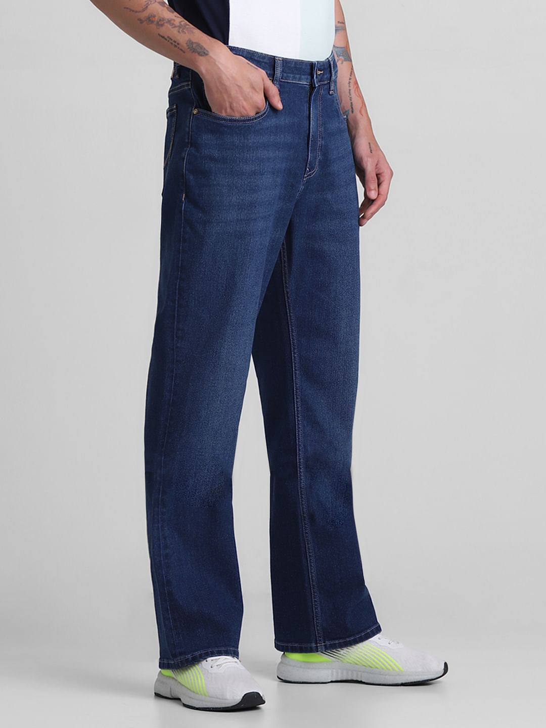 Dark Blue High Rise Ray Bootcut Jeans