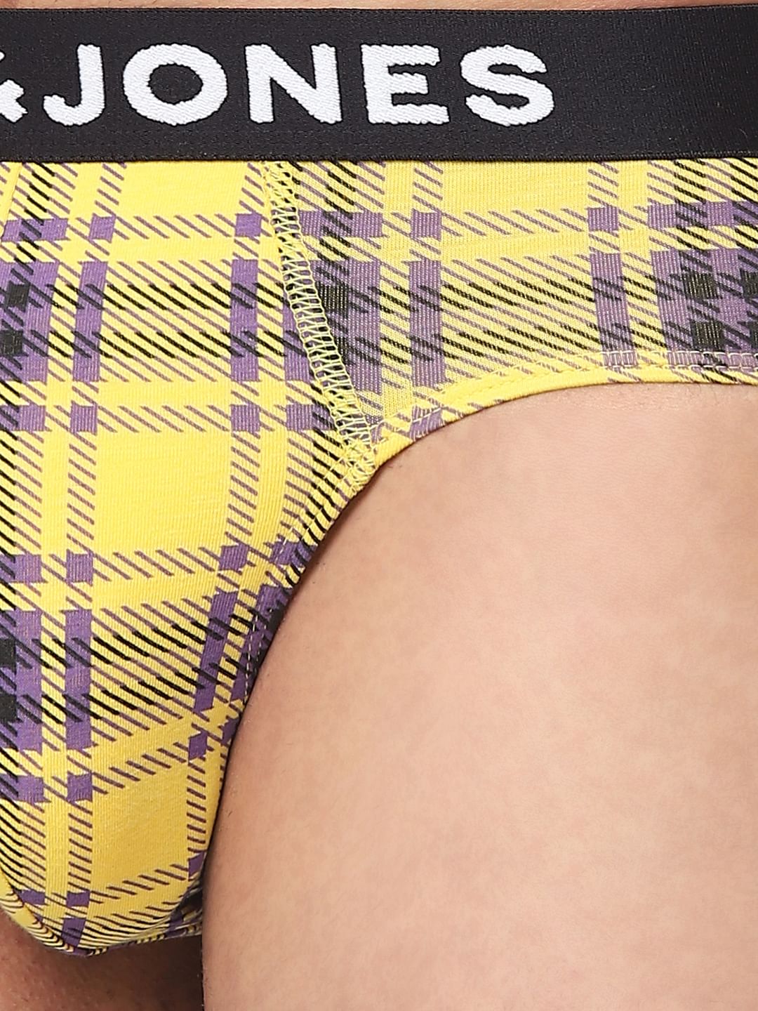 Yellow Check Briefs