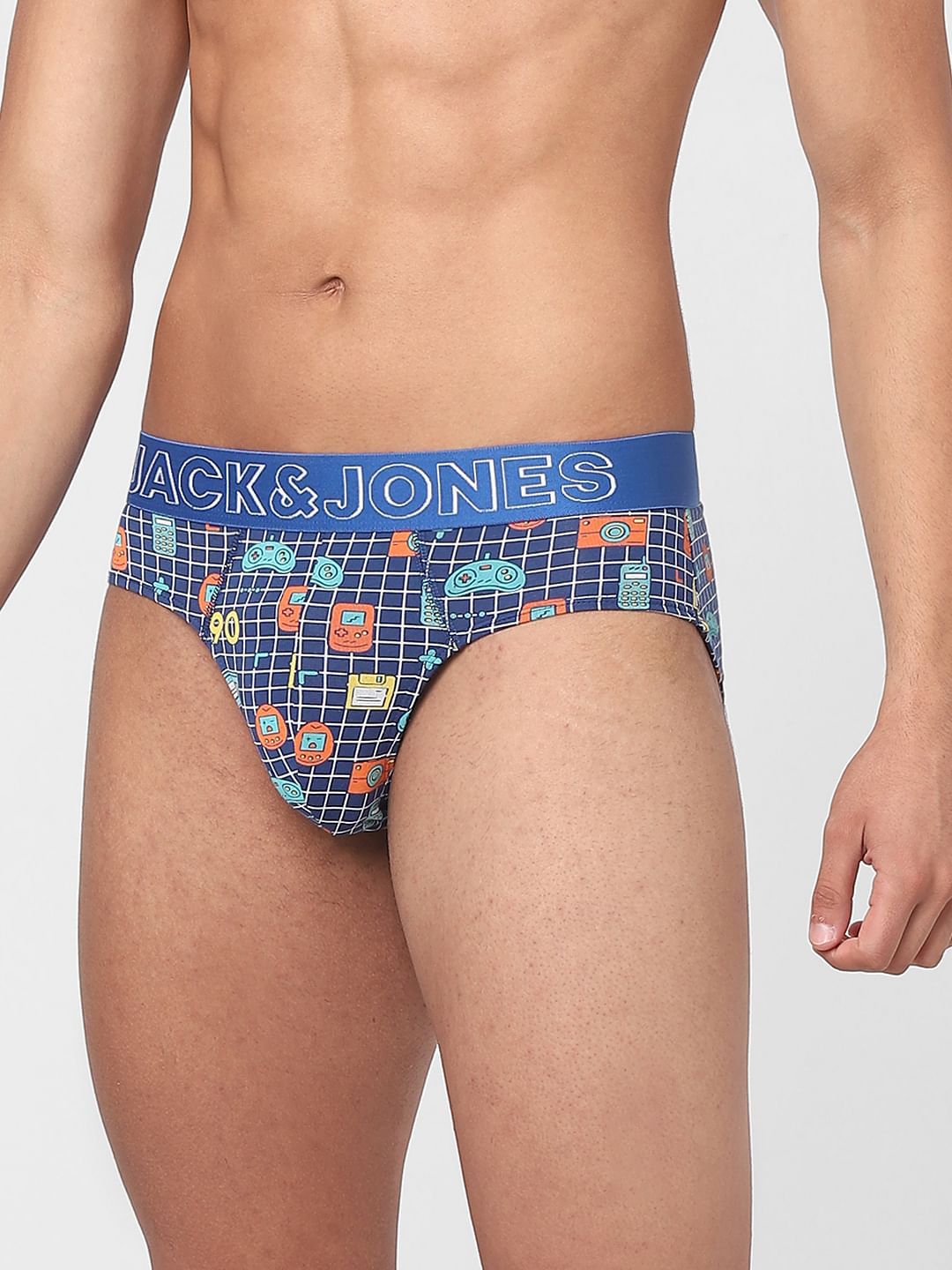 Blue Check Briefs