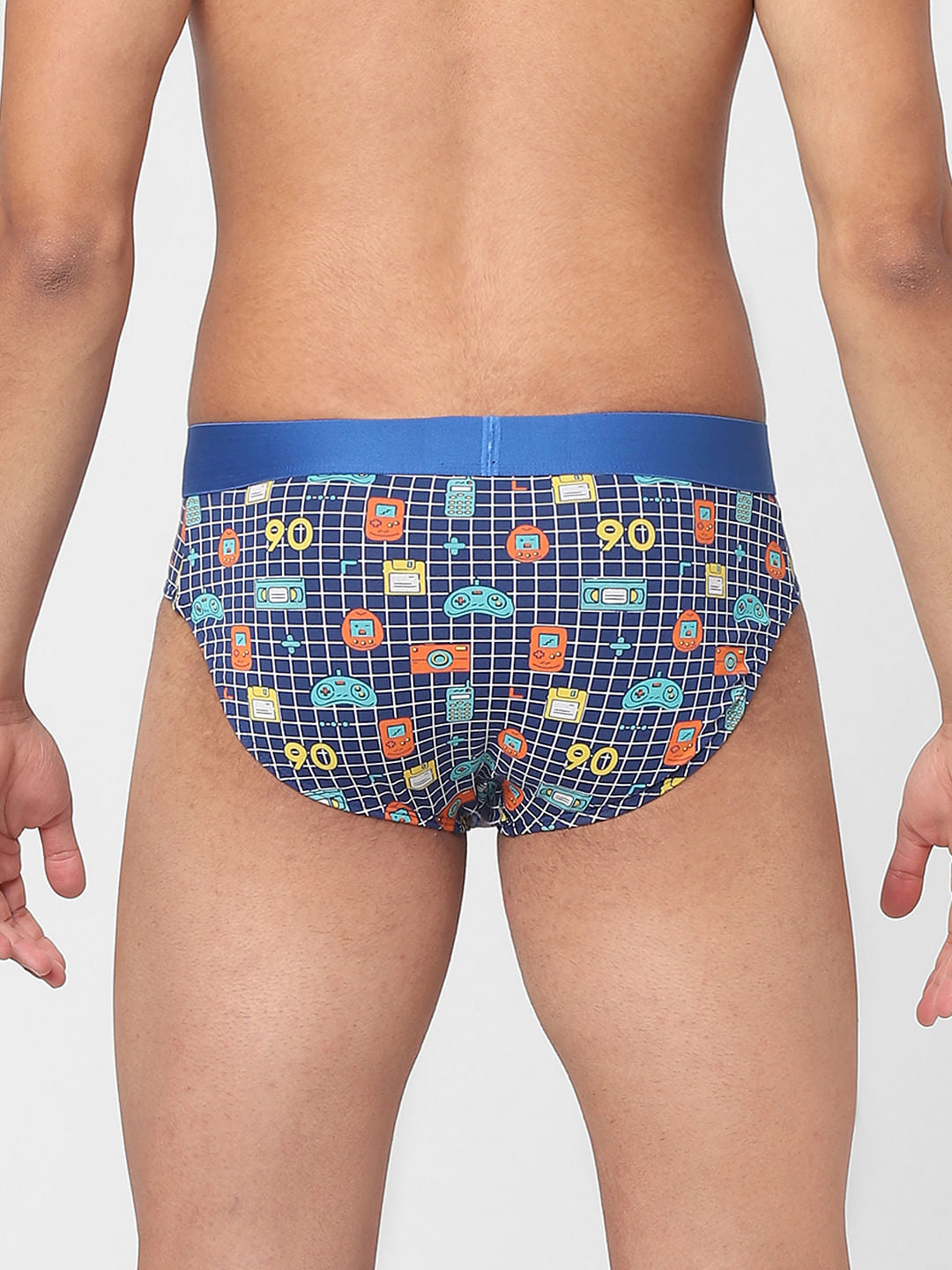 Blue Check Briefs