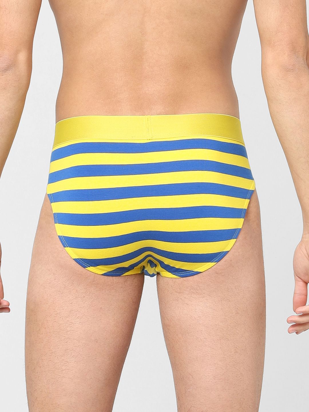 Yellow Striped Briefs