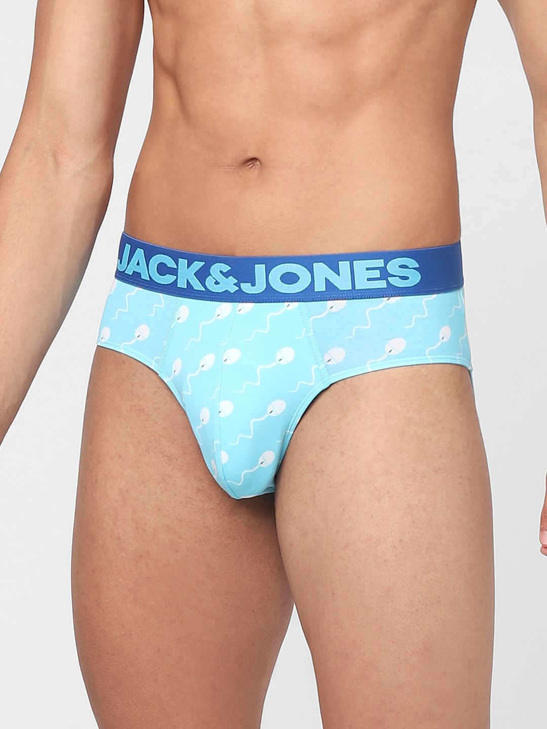 Blue Printed Briefs