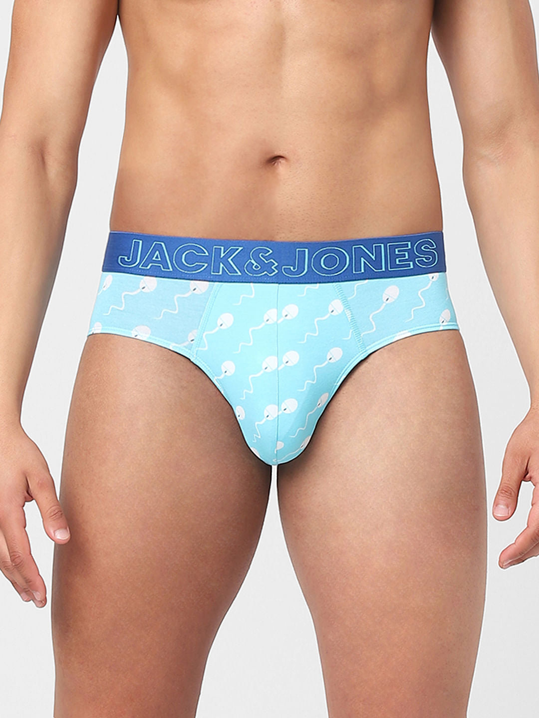 Pack Of 2 Blue Printed Briefs