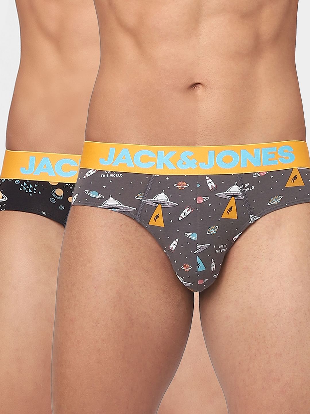 Pack Of 2 Graphic Print Briefs