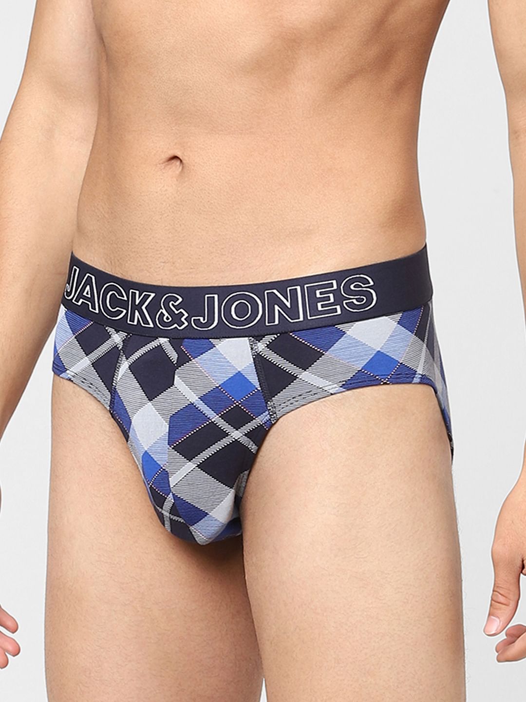 Blue Check Briefs
