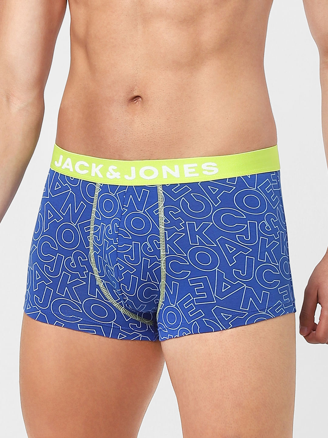 Blue Alphabet Print Trunks