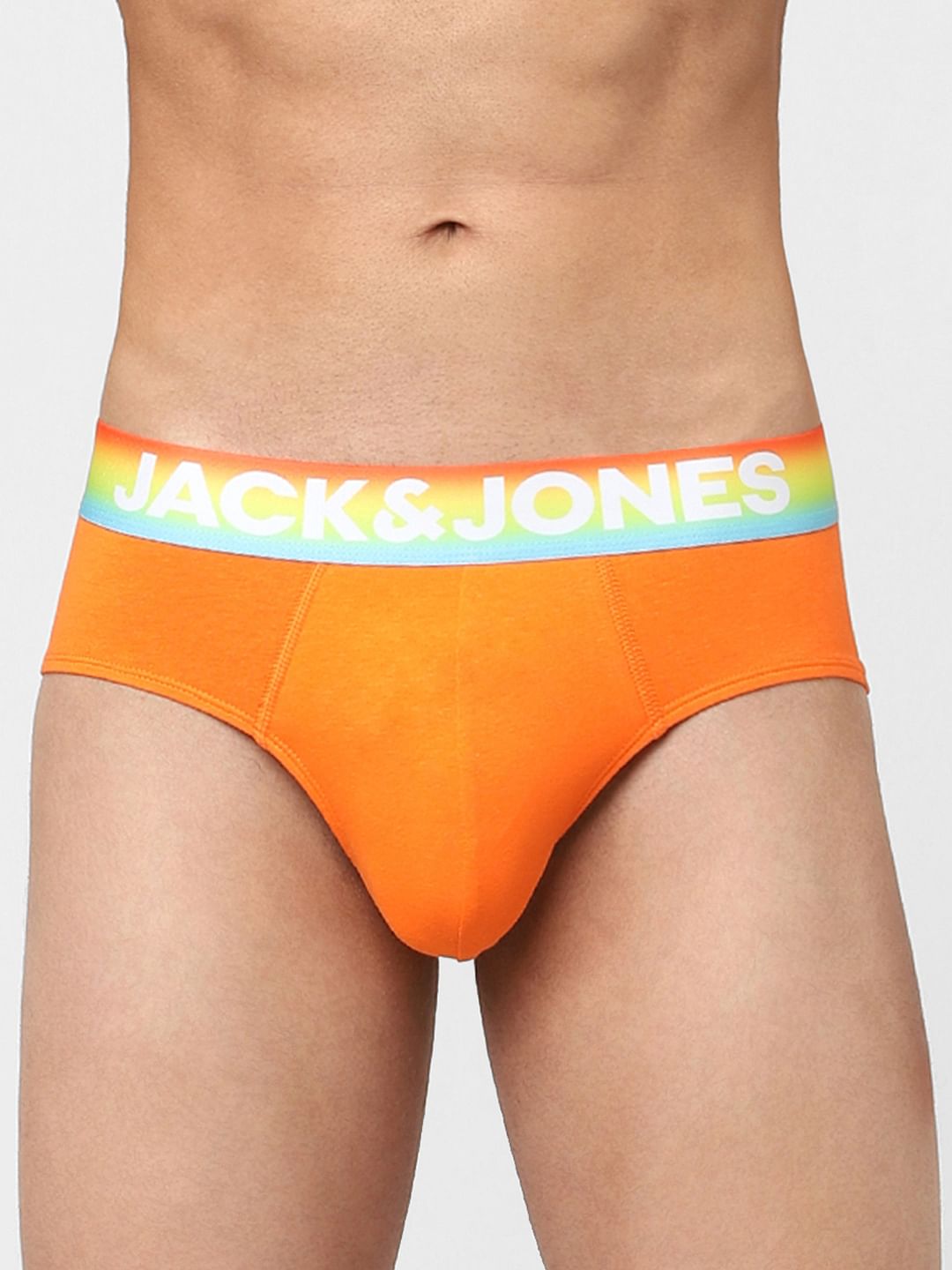 Pack Of 2 Orange & Blue Briefs