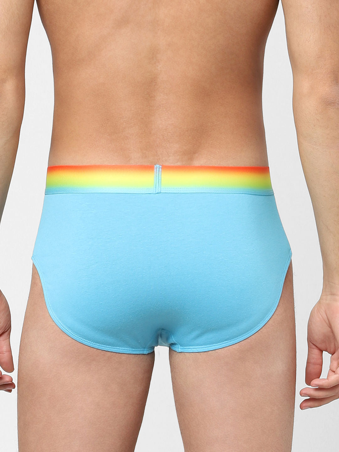 Pack Of 2 Orange & Blue Briefs