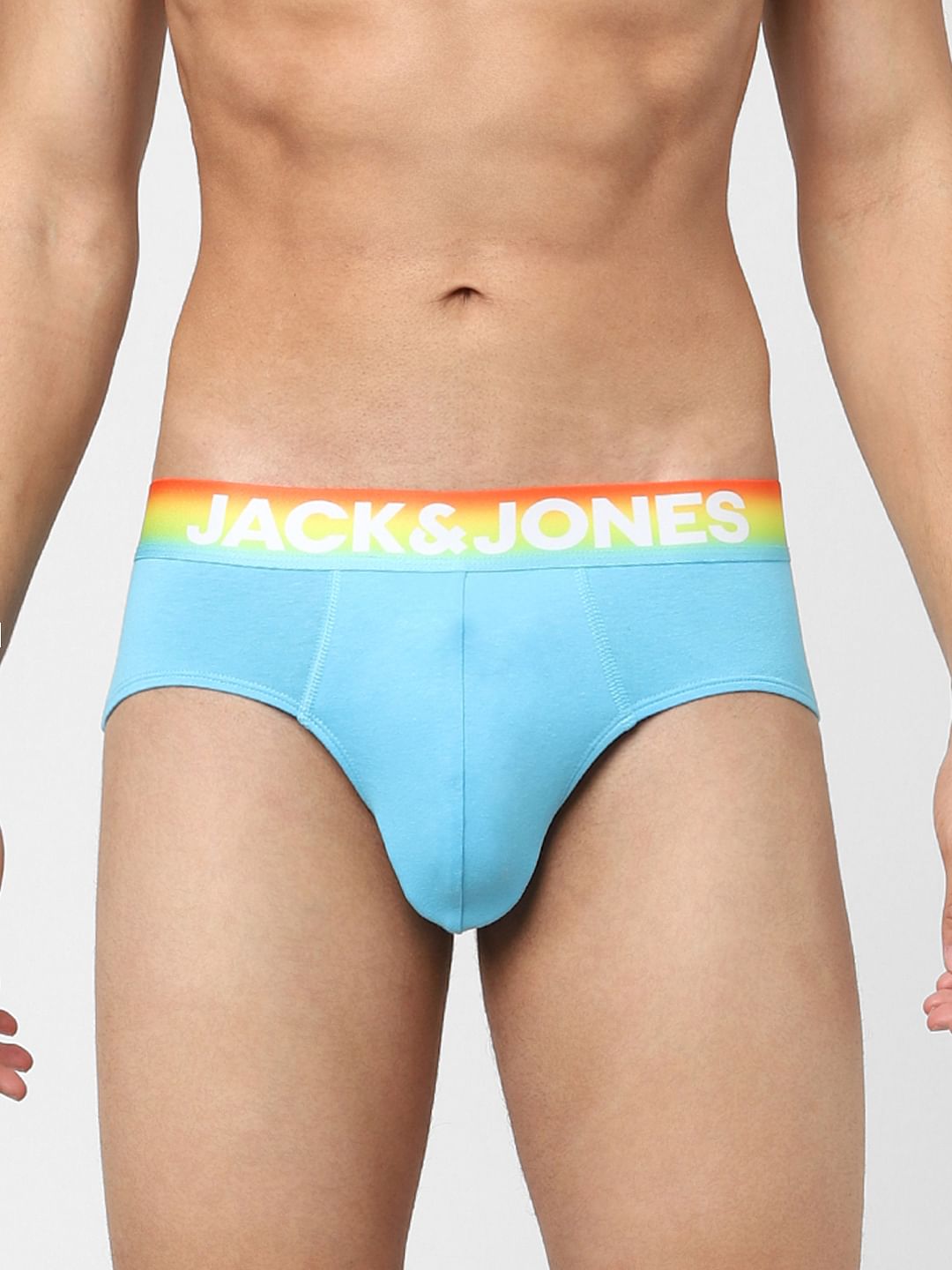 Pack Of 2 Yellow & Blue Briefs