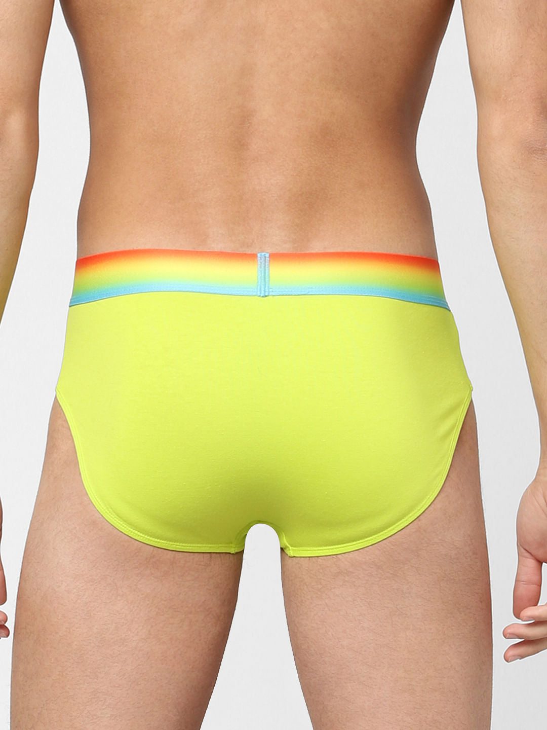 Pack Of 2 Yellow & Blue Briefs