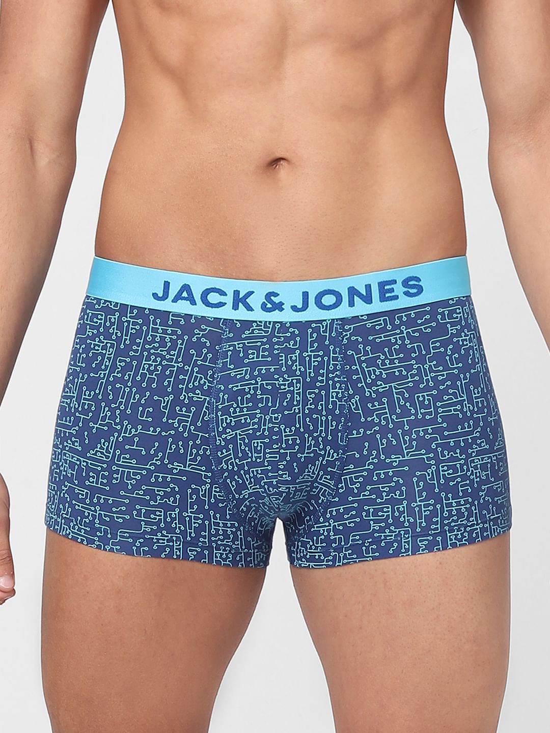 Blue Circuit Print Trunks