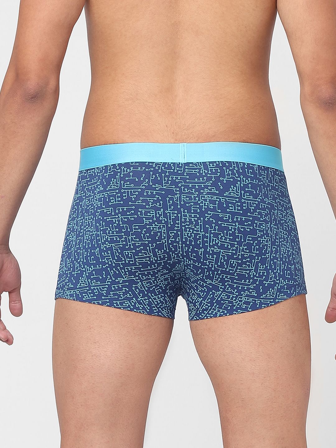Blue Circuit Print Trunks