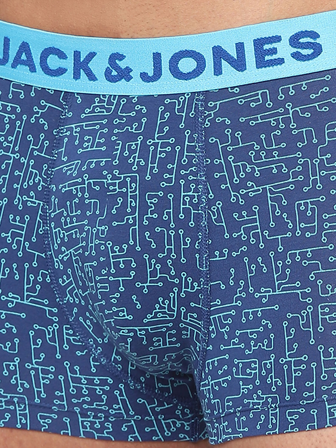 Blue Circuit Print Trunks