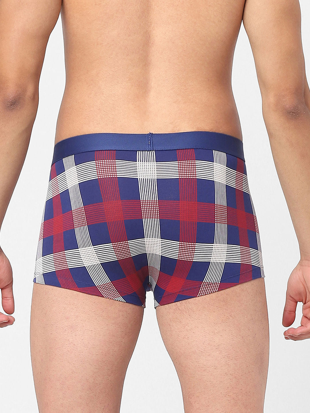 Blue Check Trunks