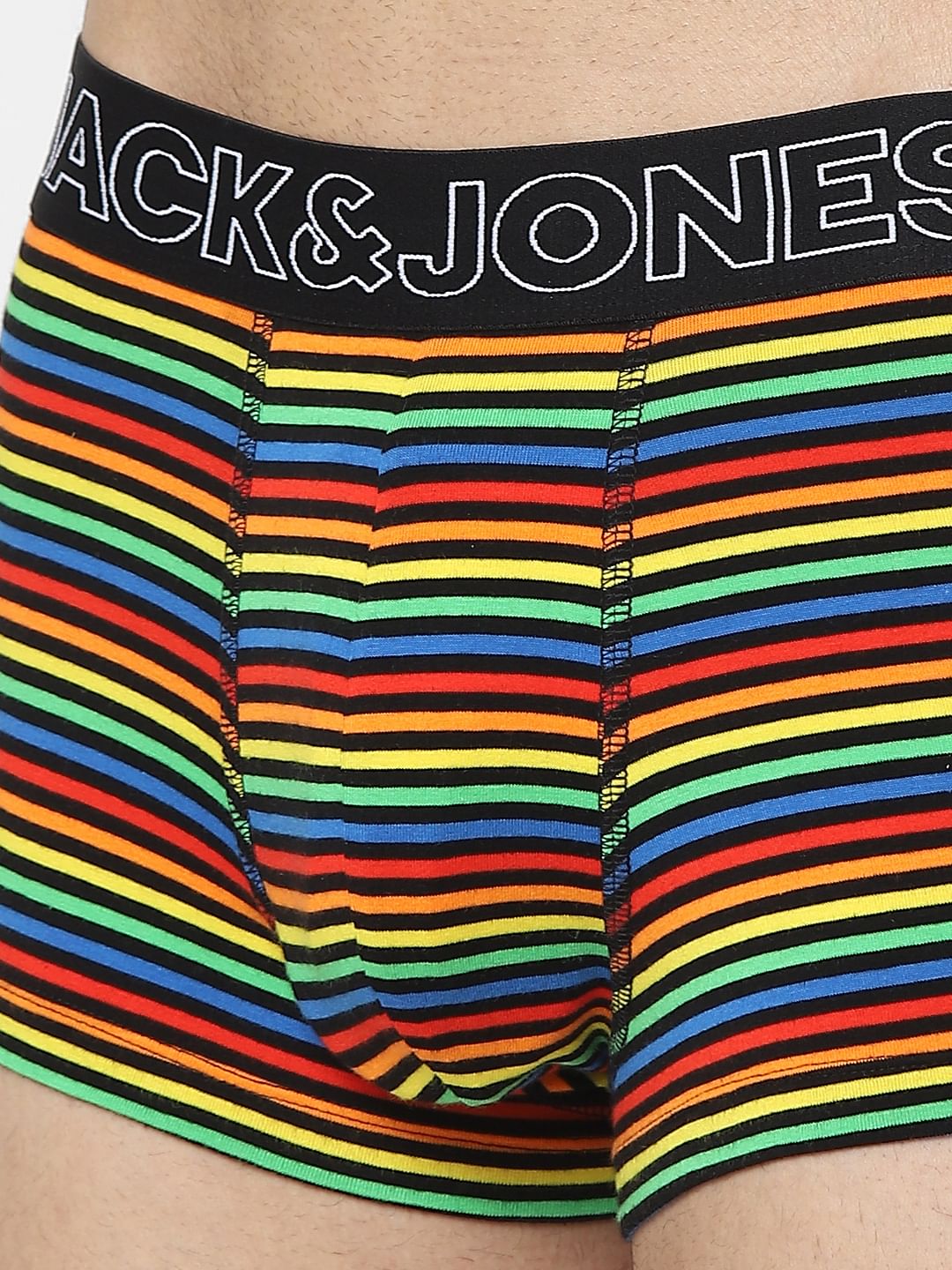 Multi-coloured Striped Trunks