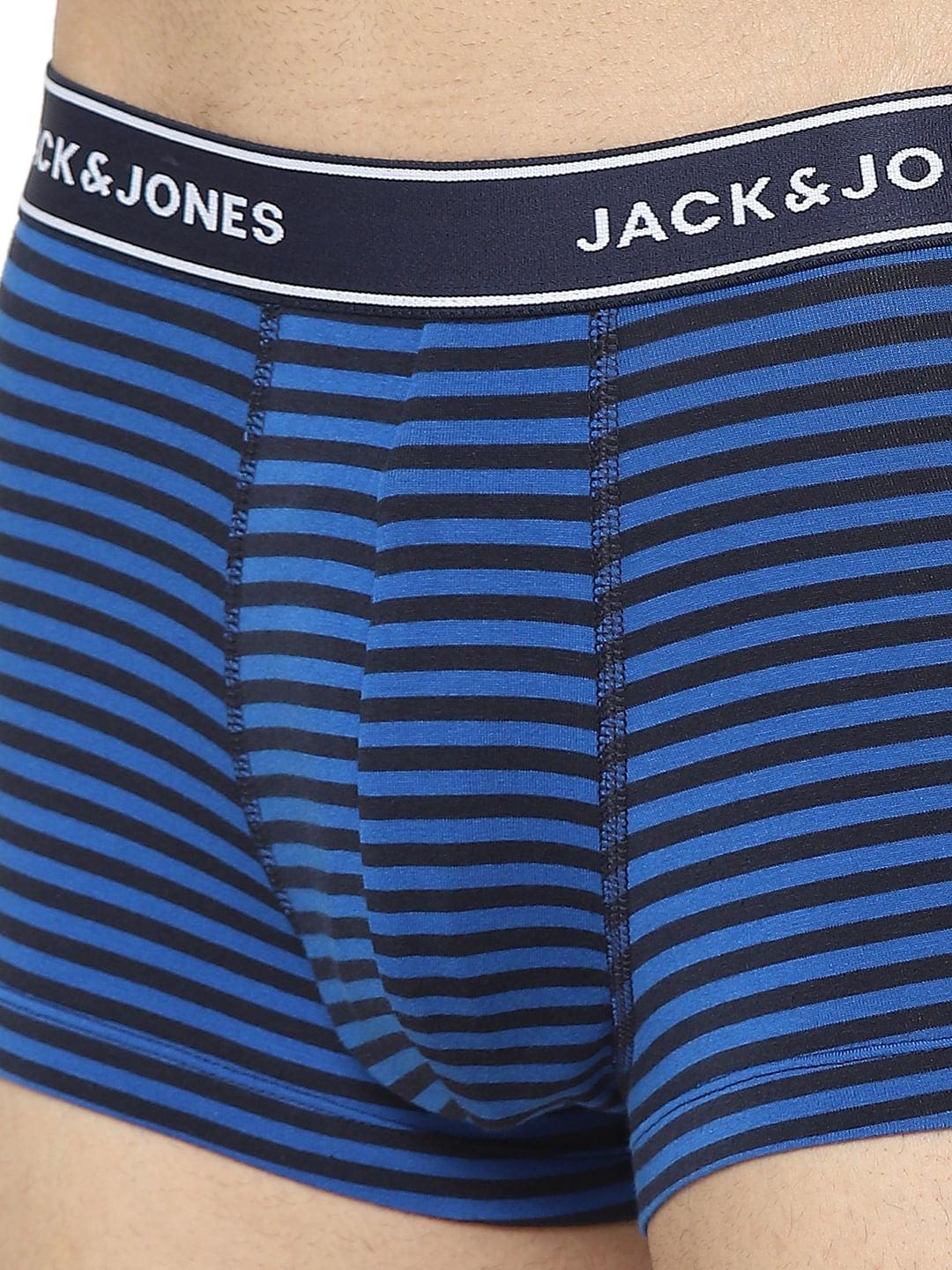 Pack Of 2 Blue Printed Trunks