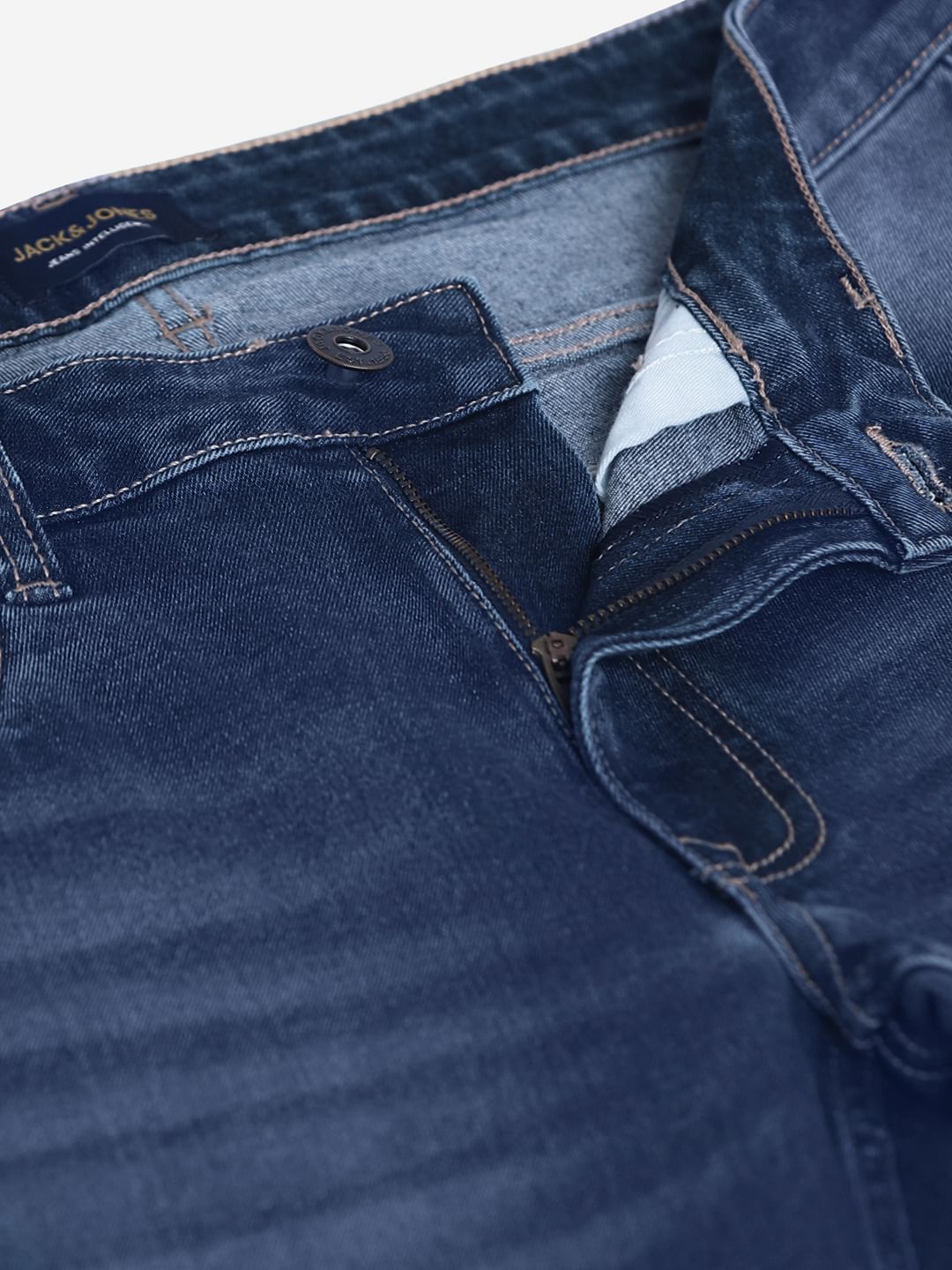 Blue Low Rise Tim Slim Fit Jeans