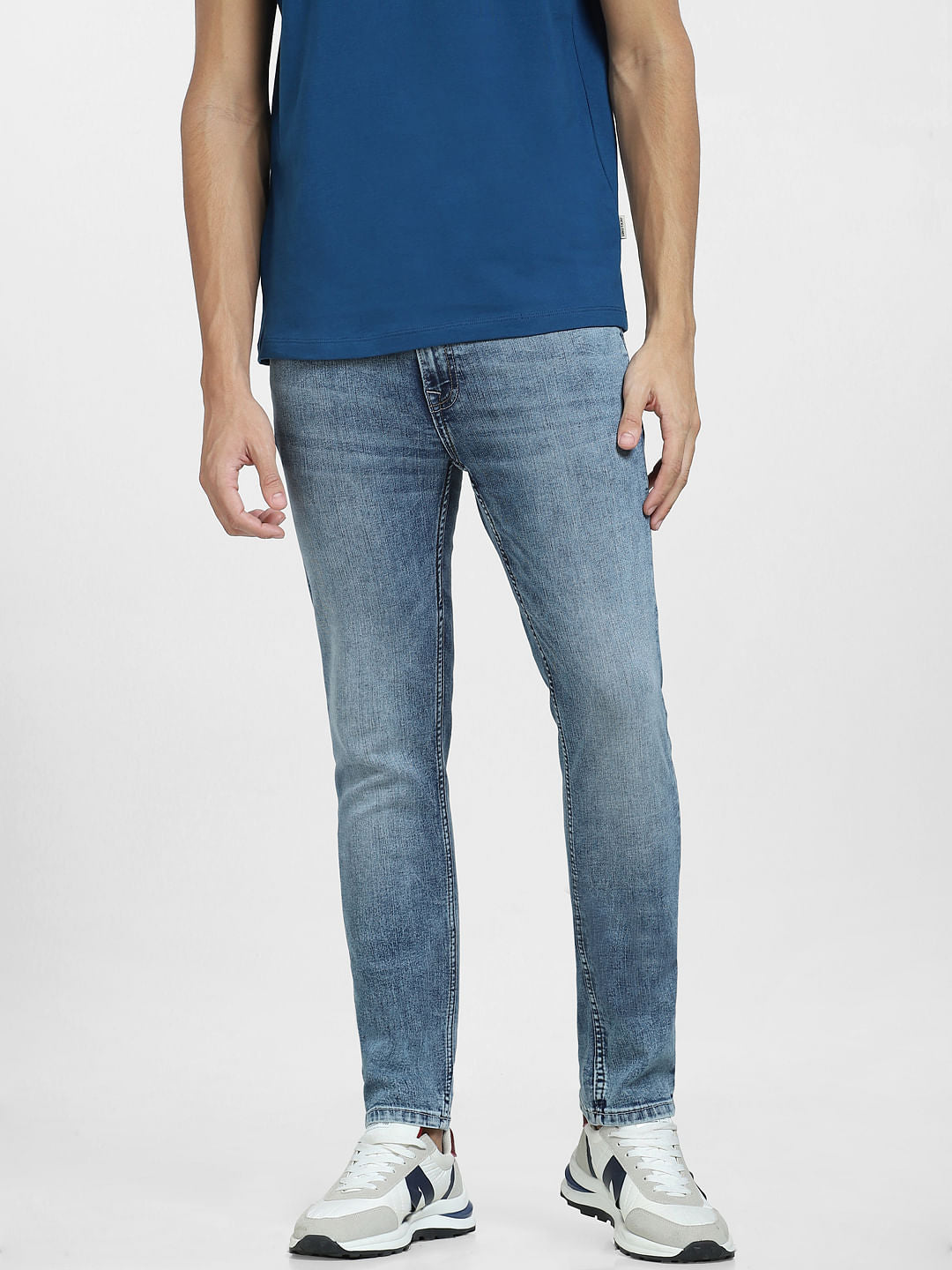 Light Blue Low Rise Ben Skinny Fit Jeans