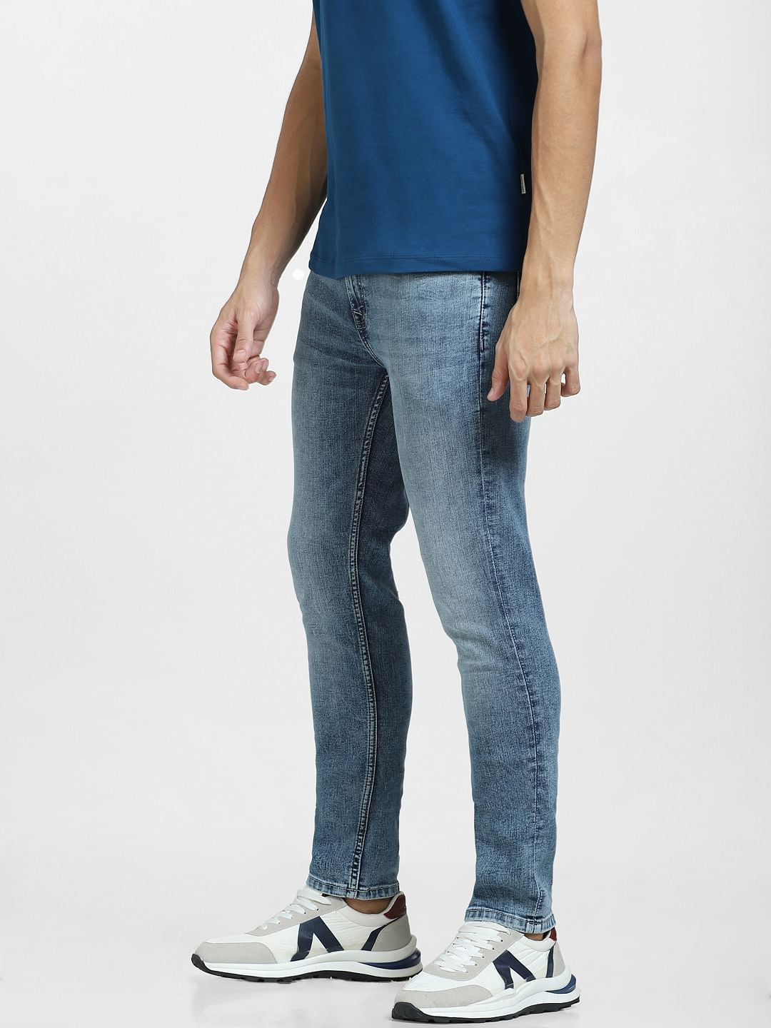 Light Blue Low Rise Ben Skinny Fit Jeans