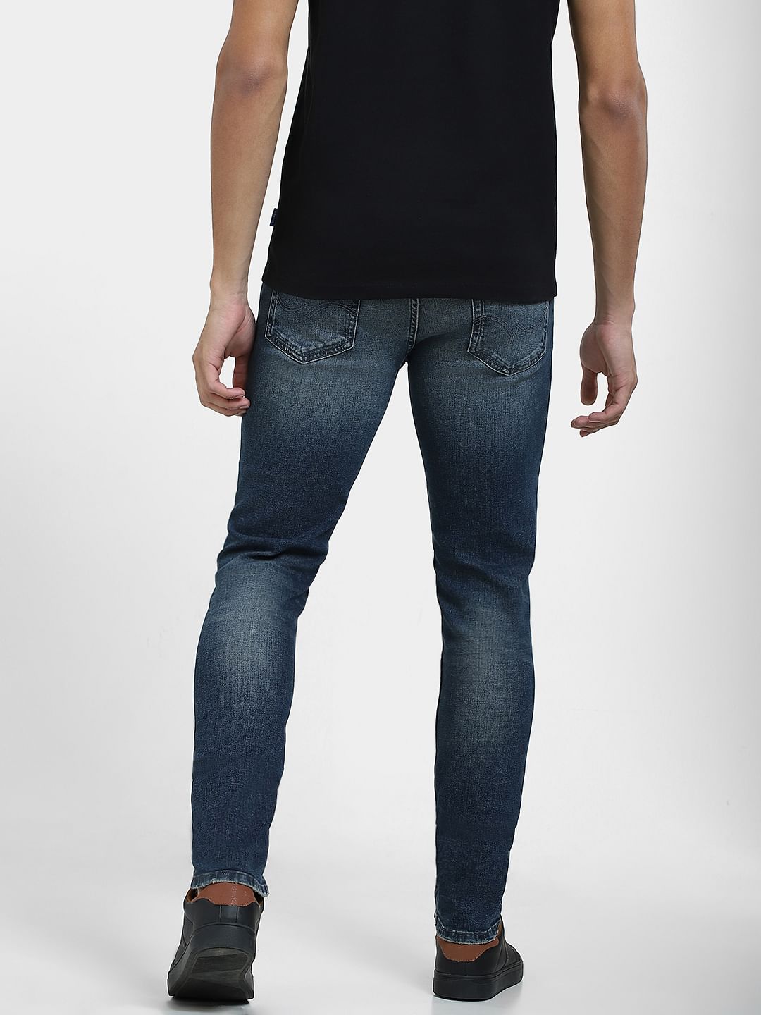 Blue Low Rise Ben Skinny Fit Jeans