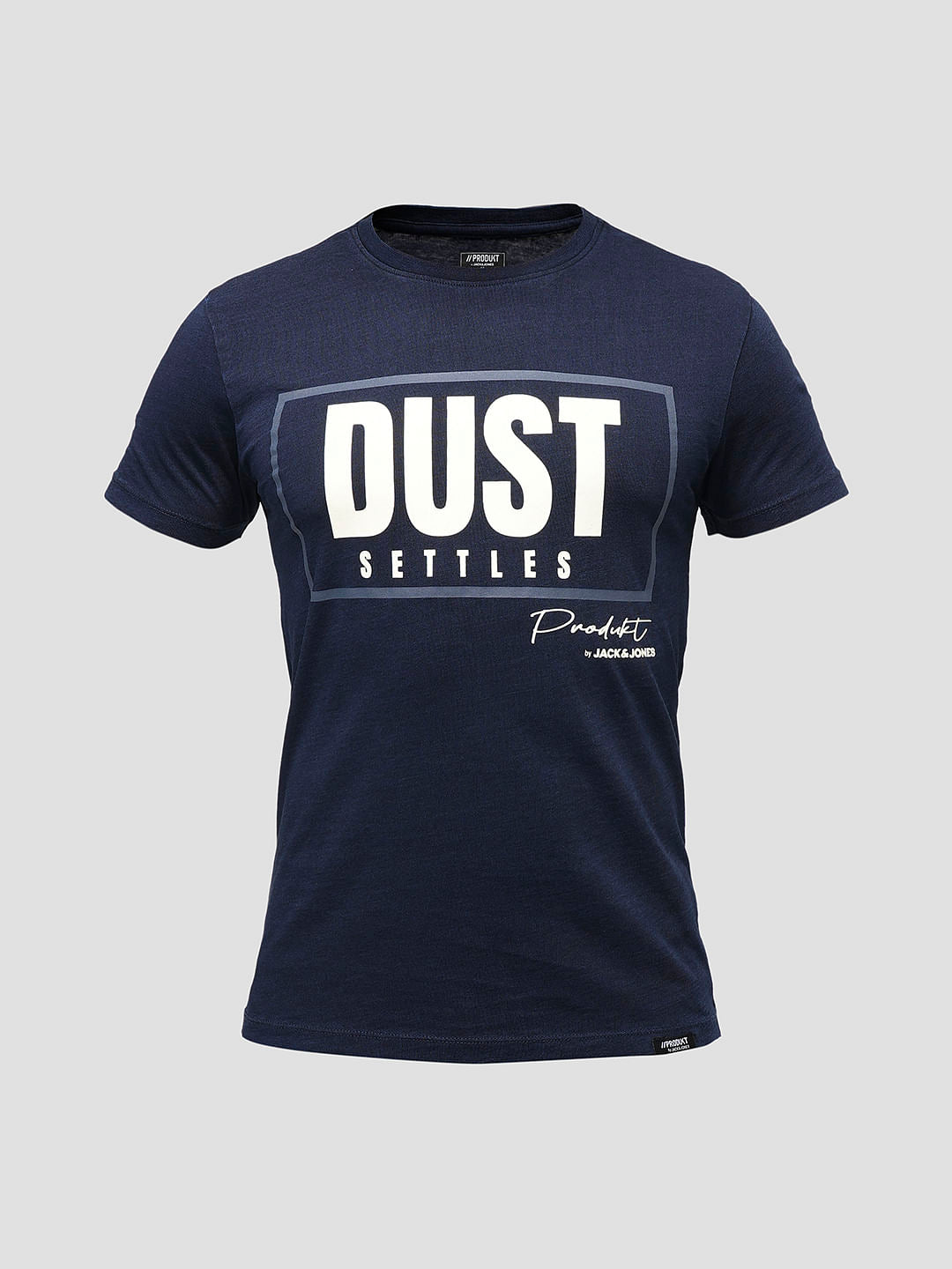 PRODUKT by JACK&JONES Blue Printed Crew Neck T-shirt