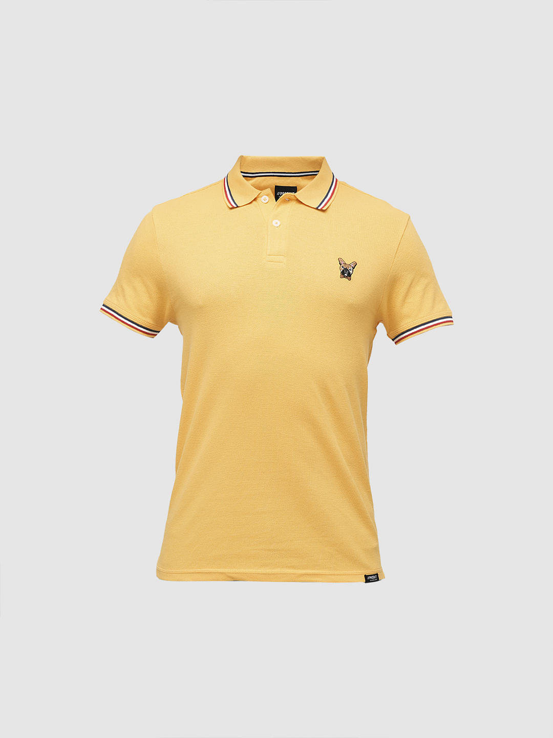 PRODUKT by JACK&JONES Yellow Contrast Tipping Polo