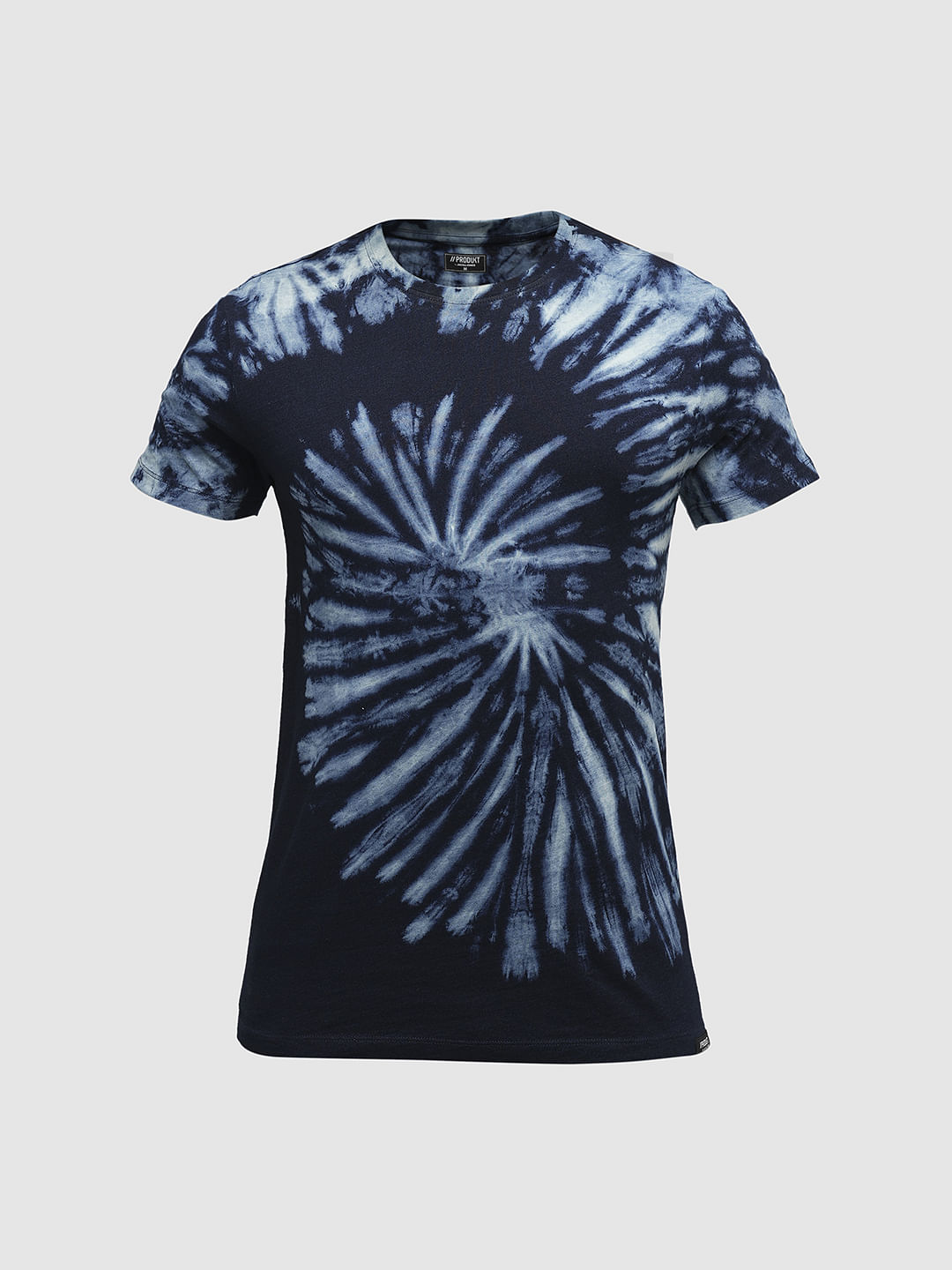 PRODUKT by JACK&JONES Blue Printed Crew Neck T-shirt