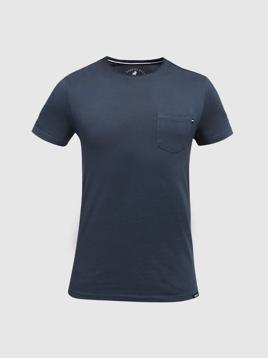 PRODUKT by JACK&JONES Blue Chest Pocket Crew Neck T-shirt