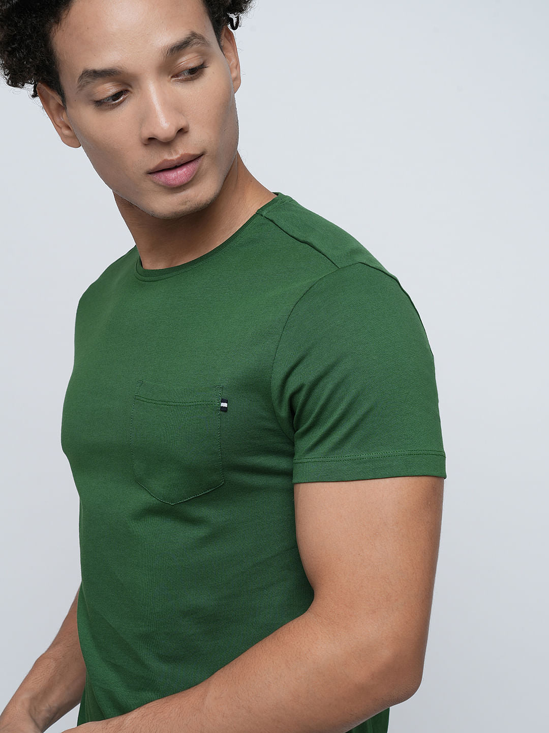 PRODUKT by JACK&JONES Green Crew Neck T-shirt